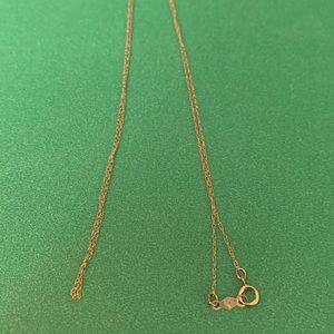 18” Gold Lasered Titan Rope Chain 14k NEW